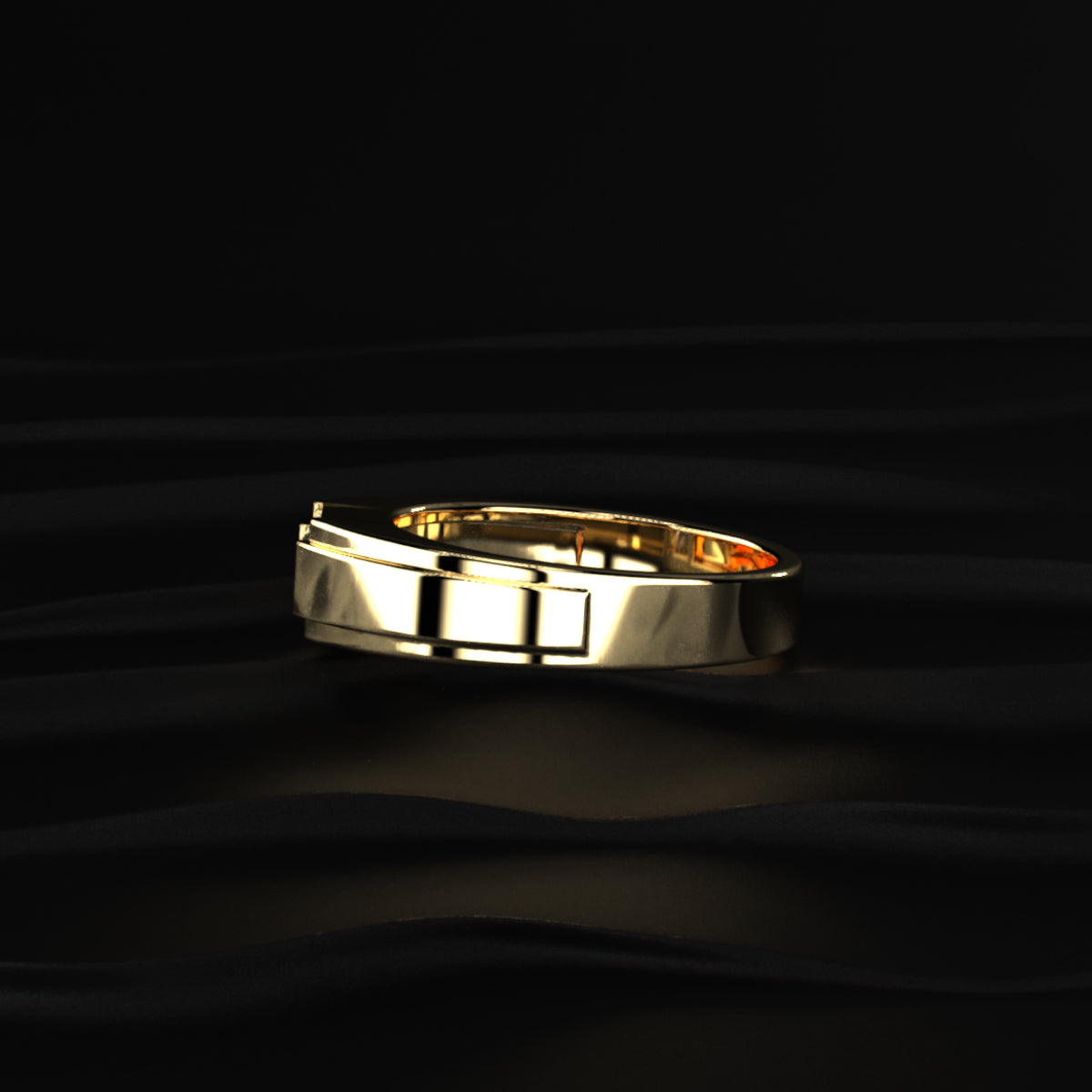 Princess Cut Men'S Engagement Ring