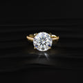 Majestic Round Solitaire Ring
