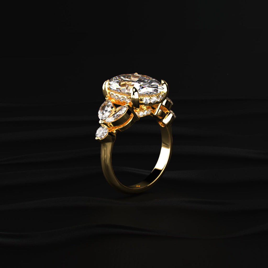 The Sovereign Oval Solitaire Ring
