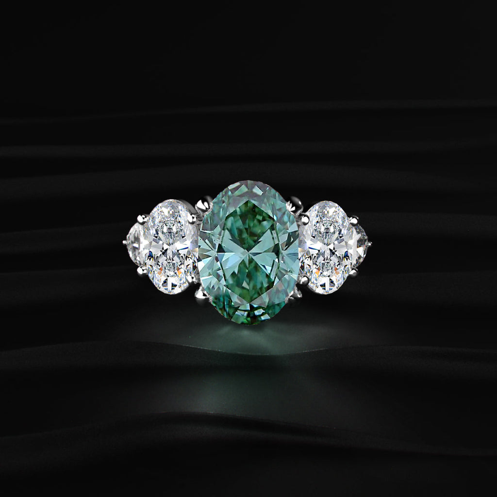 Oval Diamond Empress Five Stone Ring