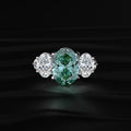 Oval Diamond Empress Five Stone Ring