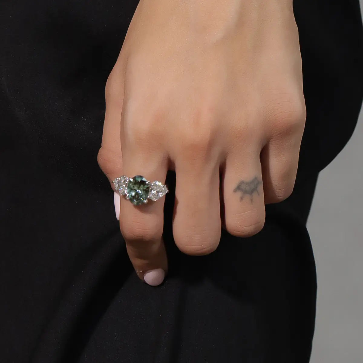 Oval Diamond Empress Five Stone Ring