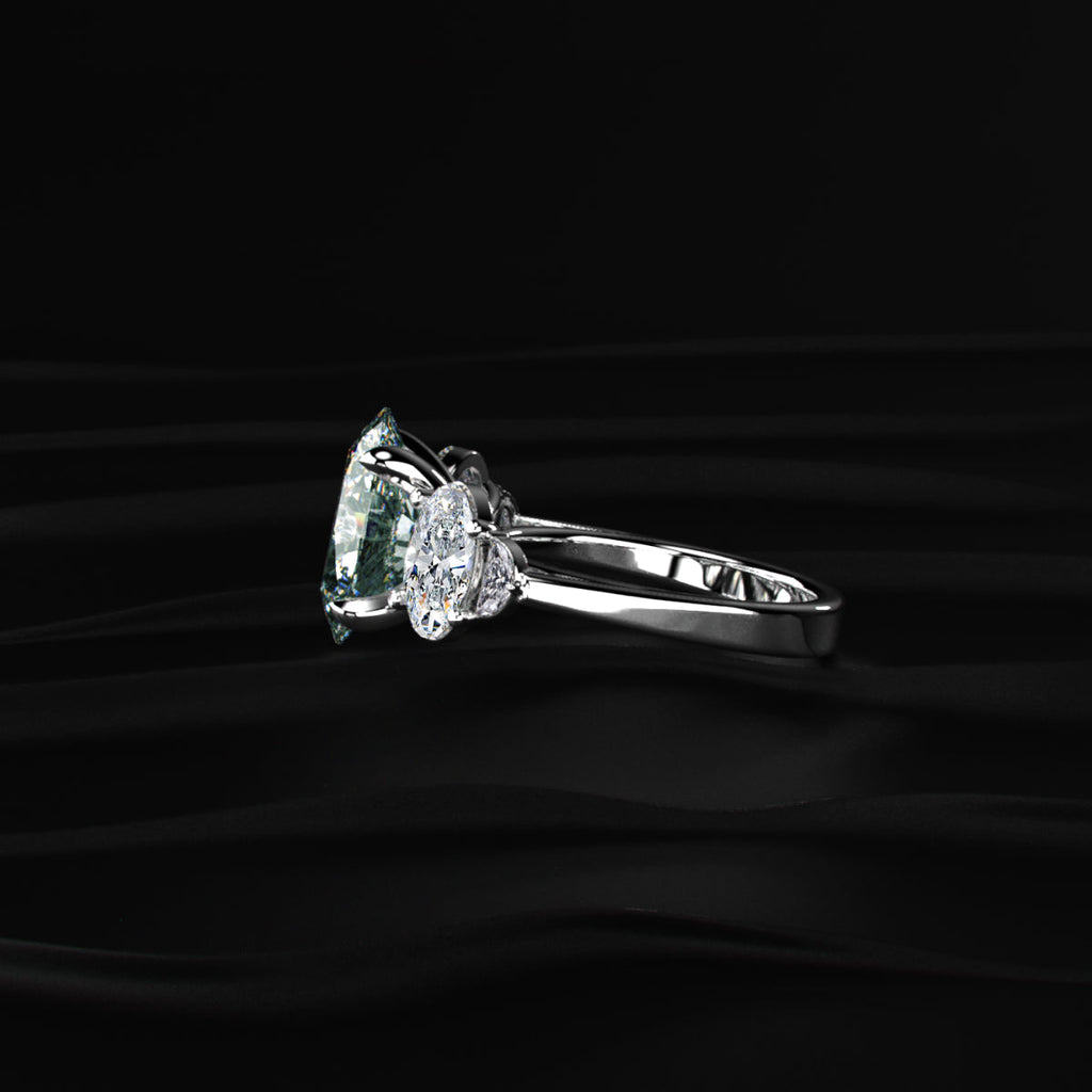 Oval Diamond Empress Five Stone Ring