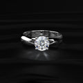 Round Solitaire Engagement Ring For Men
