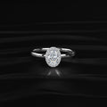 Oval Halo Engagement Rings