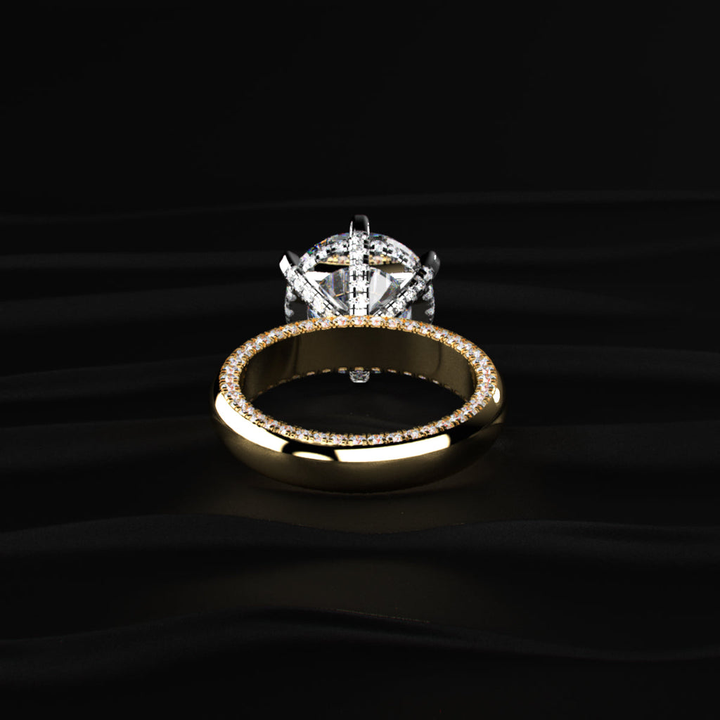 5 Carat Round Diamond Solitaire Ring