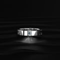 Emerald Cut Diamond Men’s Wedding Band