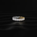 Dual Tone Marquise Diamond Full Eternity