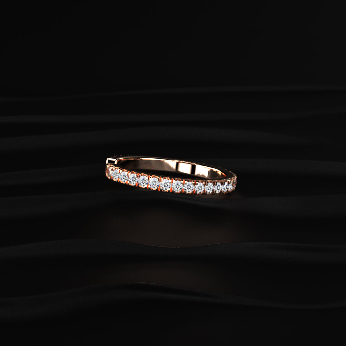Open Wedding Diamond Stack Band