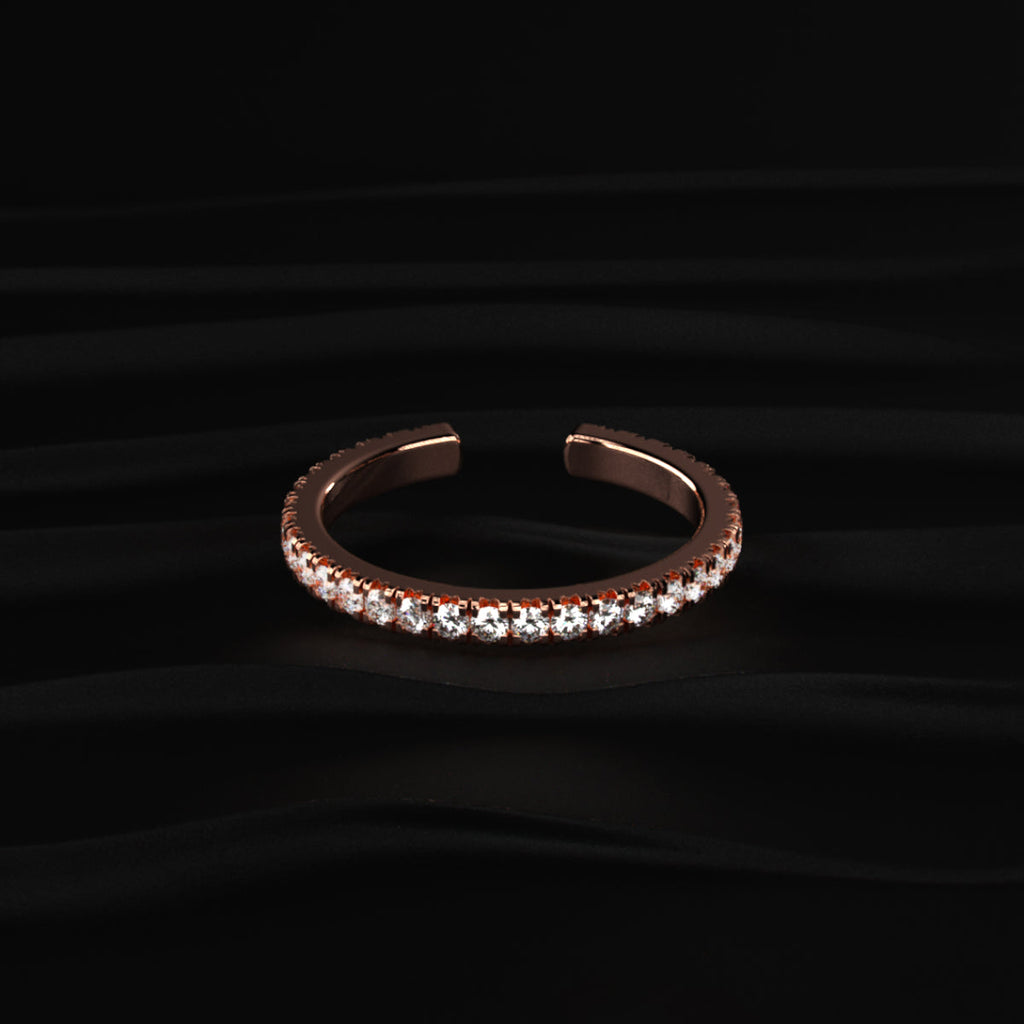 Open Wedding Diamond Stack Band