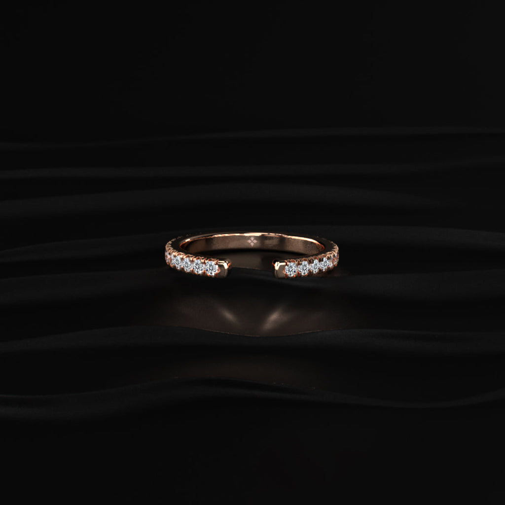 Open Wedding Diamond Stack Band