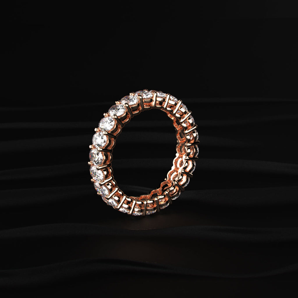 Oval Cut Diamond Eternity Band
