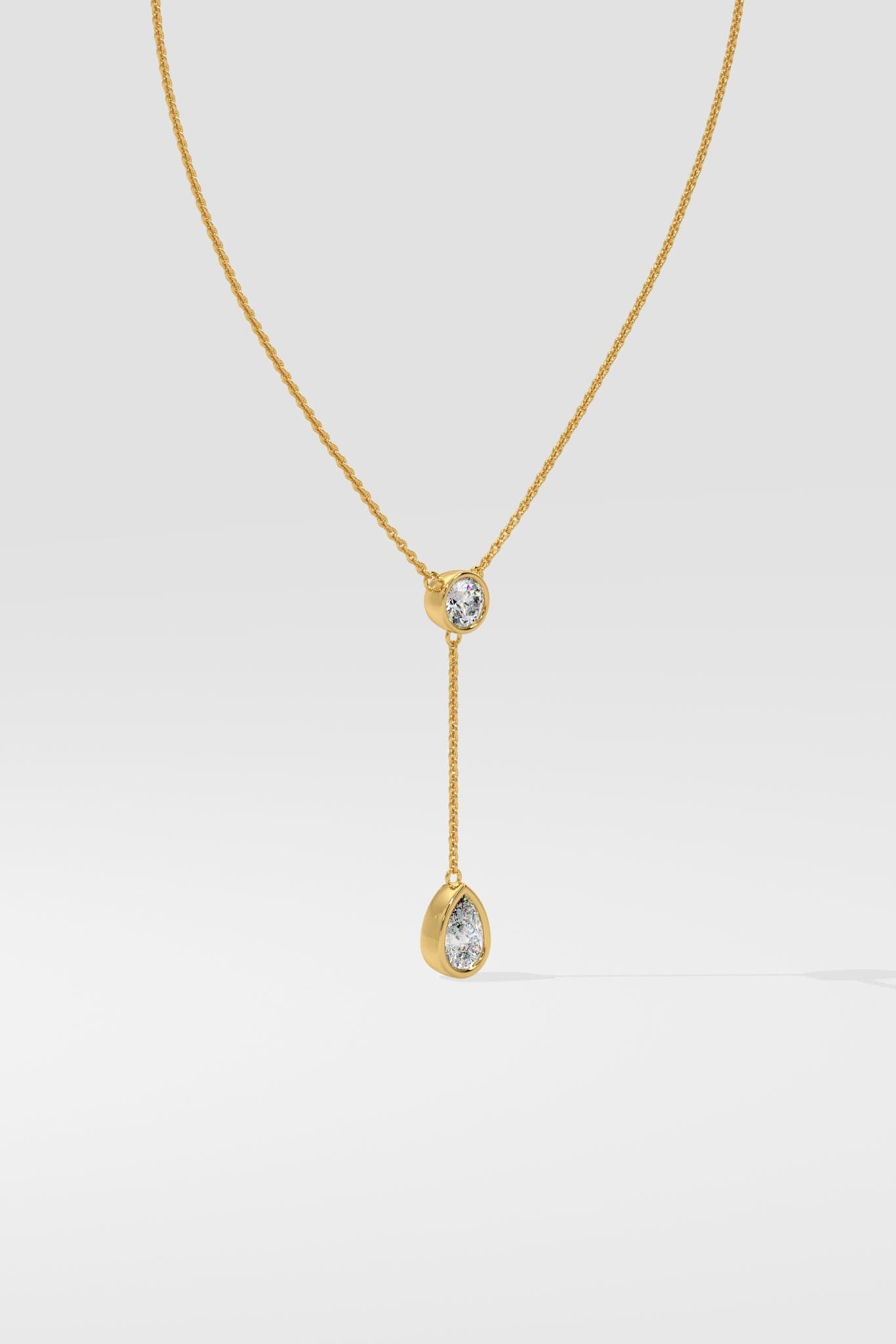 1 ct Lariat Drop Necklace