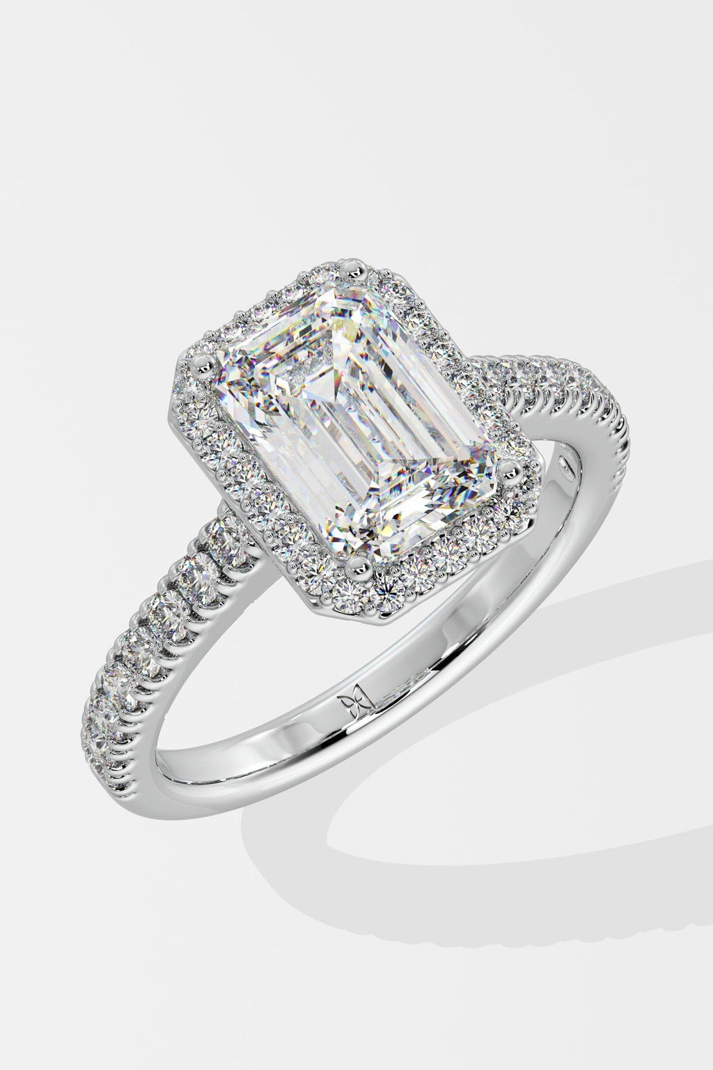 2 ct Emra Solitaire Halo Ring