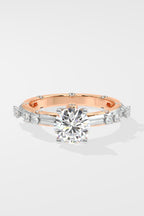 1.25 ct Crossover Diamonds Solitaire Ring