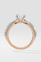1.25 ct Crossover Diamonds Solitaire Ring