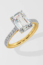 4 ct Invisible Halo Solitaire Ring
