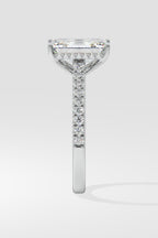 4 ct Invisible Halo Solitaire Ring