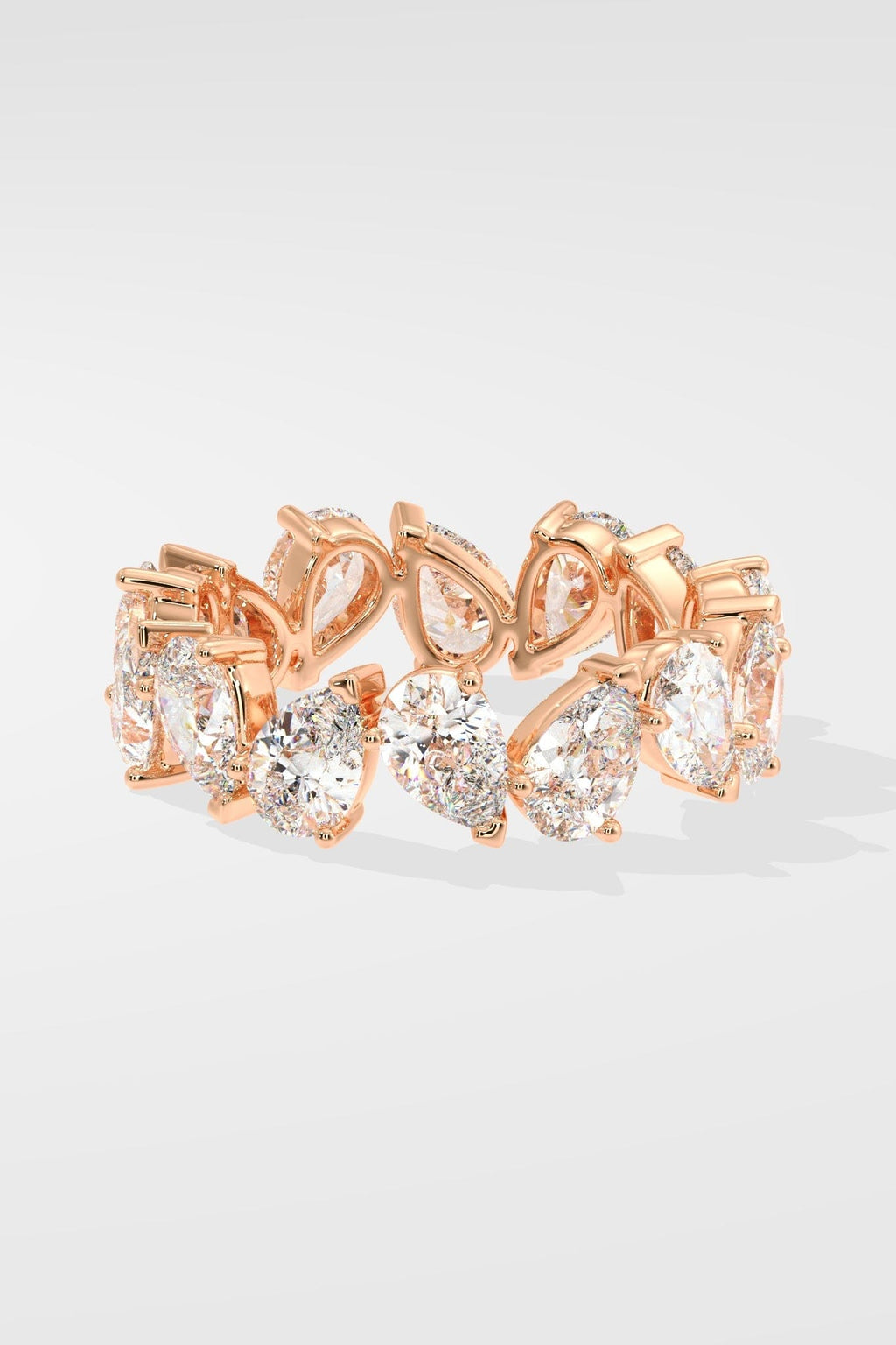 Pear Eternity Ring