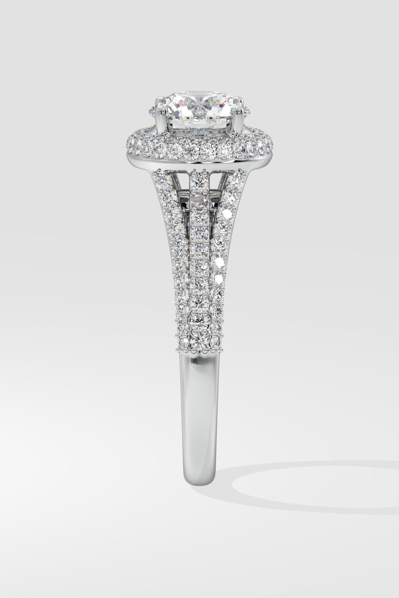 1 ct Majestic Halo Ring
