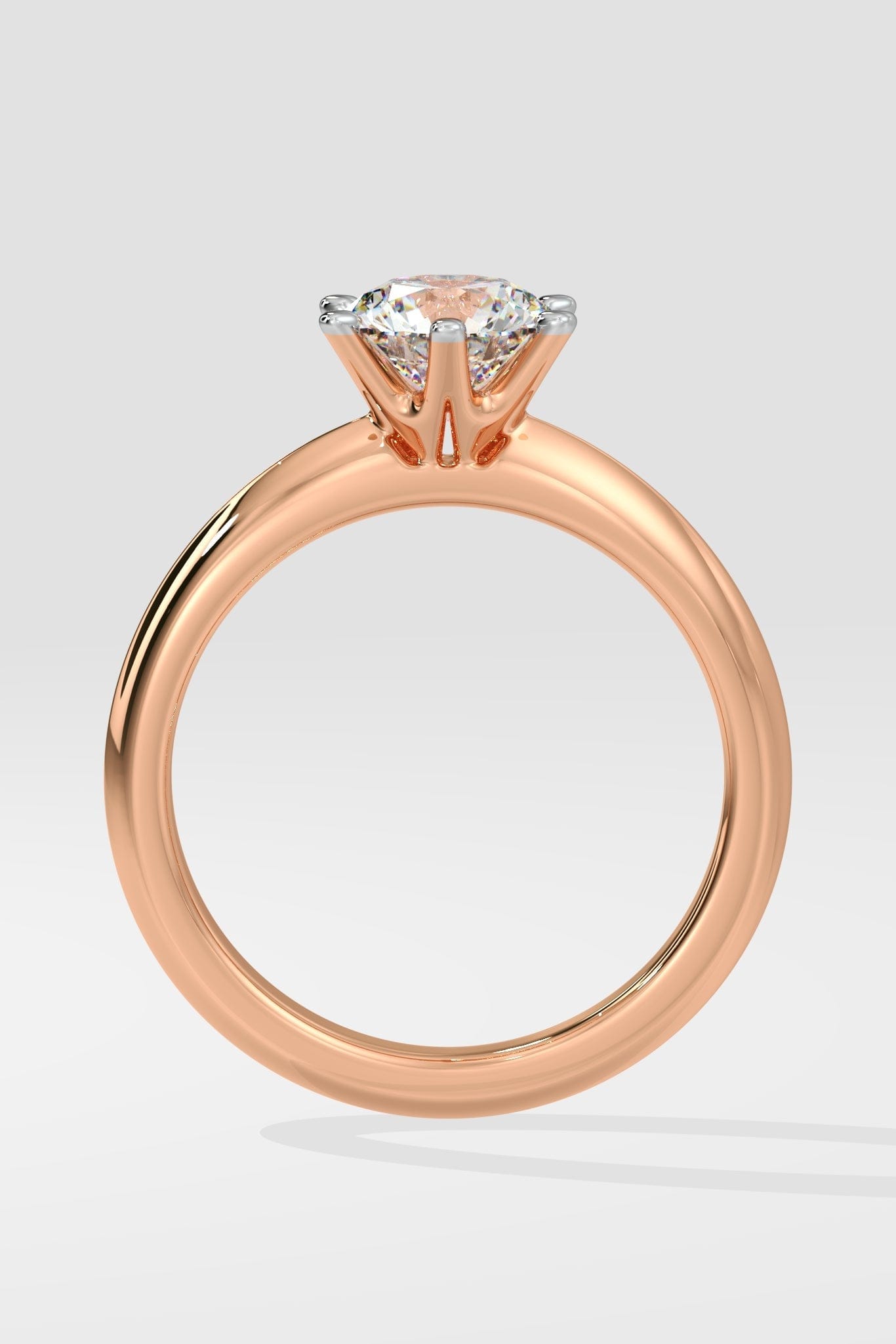 1 ct Six Prong Solitaire Ring