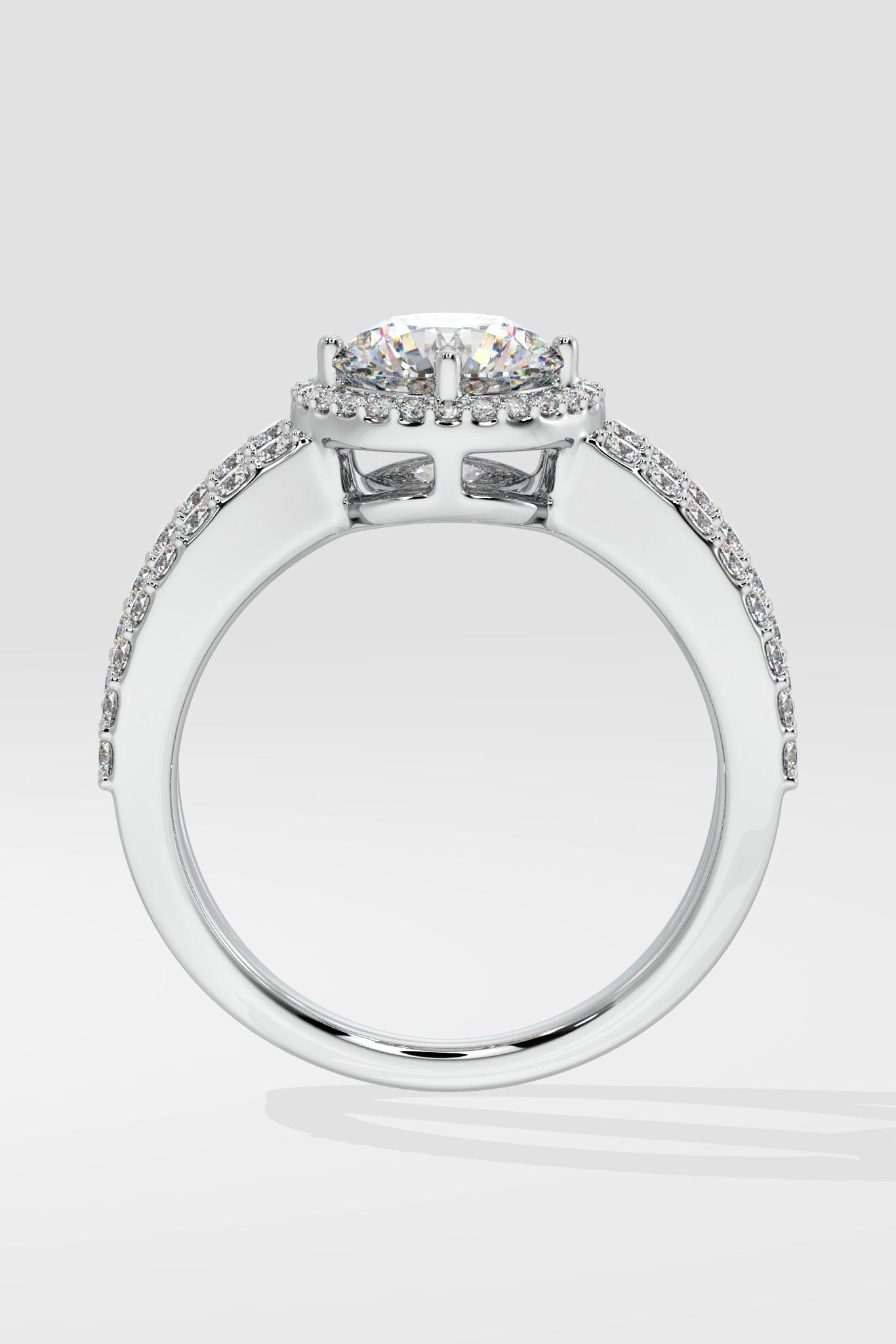 1 ct Crossover Solitaire Ring