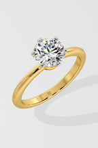 1 ct Tapered Solitaire Ring
