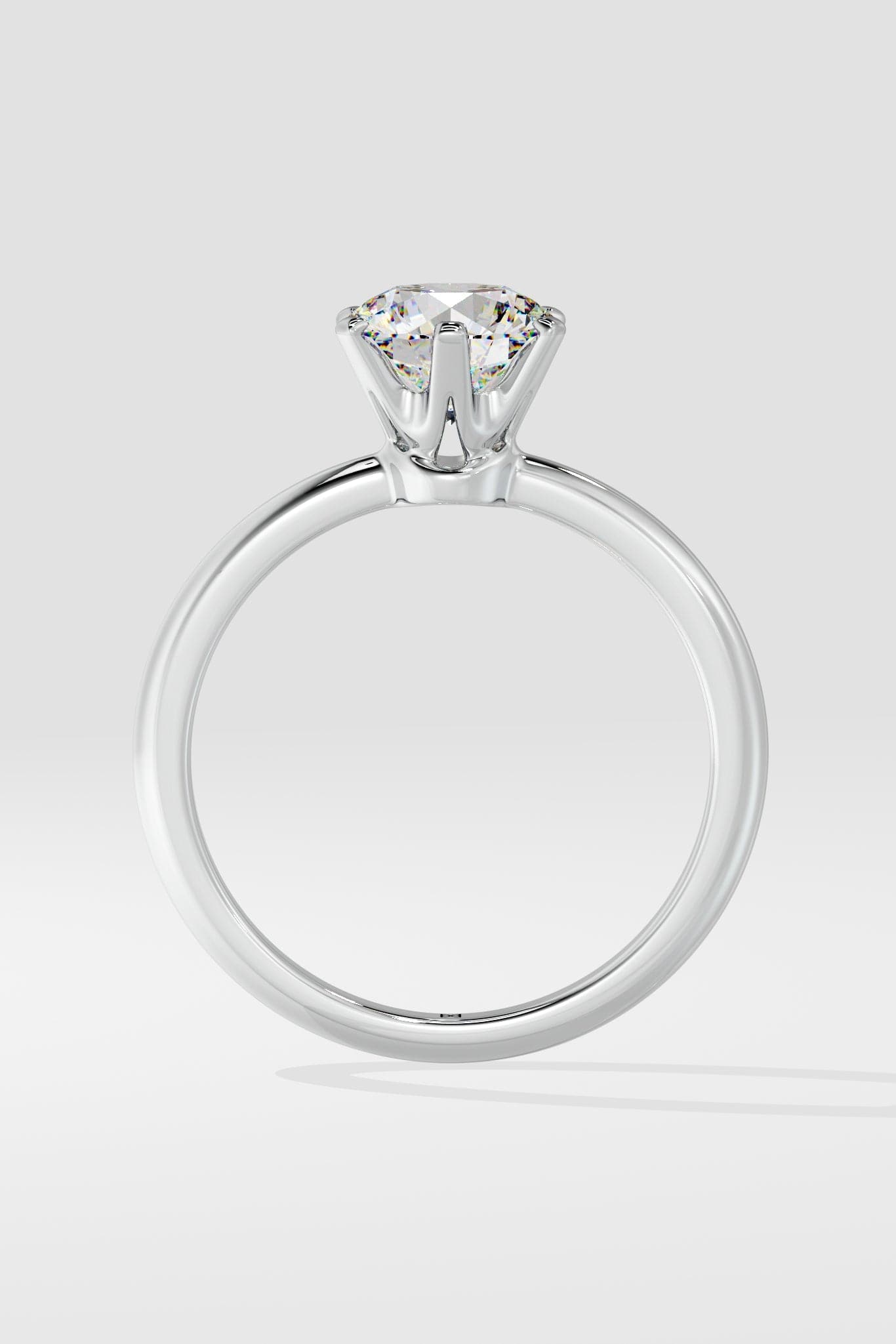 1 ct Tapered Solitaire Ring