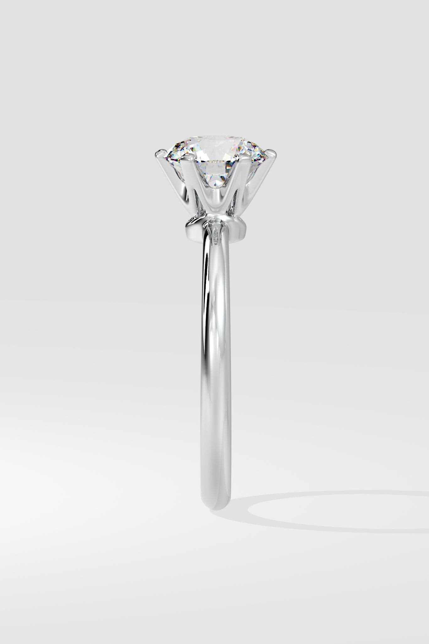 1 ct Tapered Solitaire Ring