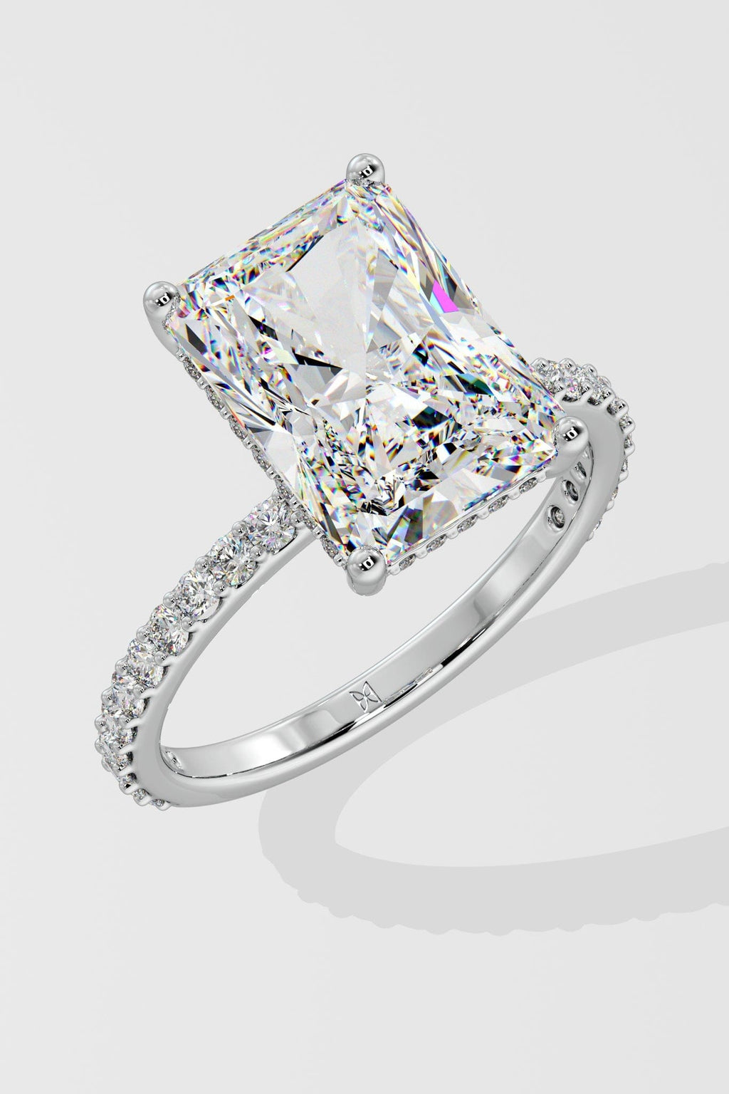2.5 ct Radiant Solitaire Ring