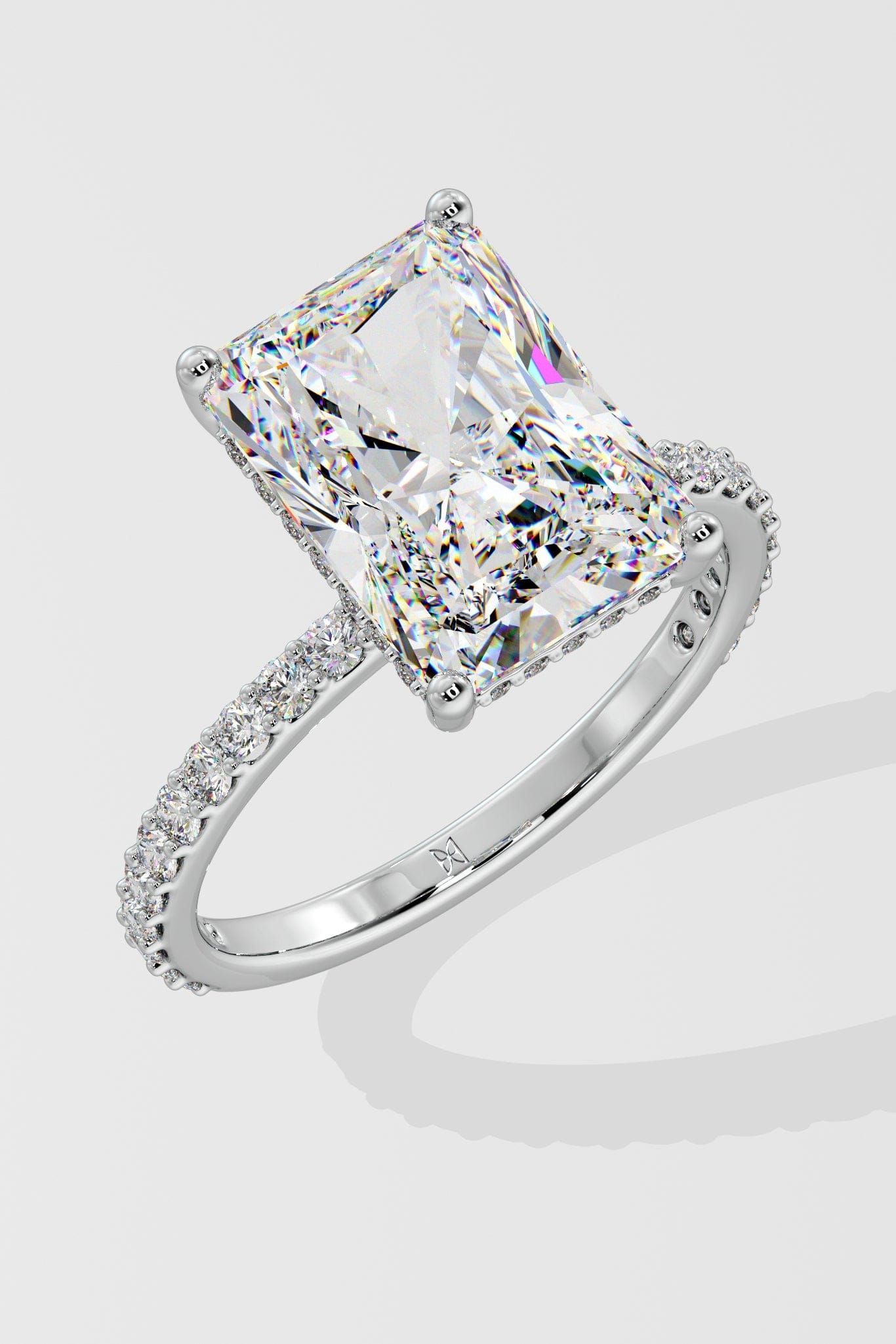2.5 ct Radiant Solitaire Ring