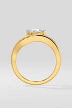 Mini East-West Wave Promise Ring