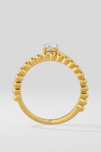 Mini Swirl Oval Promise Ring