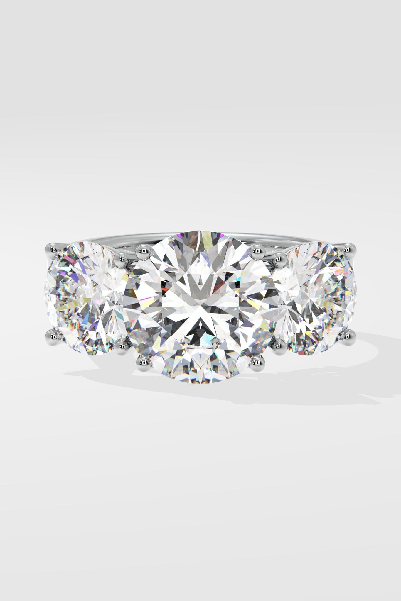 3 ct Trilogy Solitaire Ring