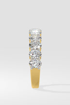Oval Half Eternity Band
