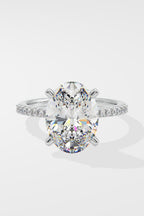 4 ct Oval Solitaire Ring