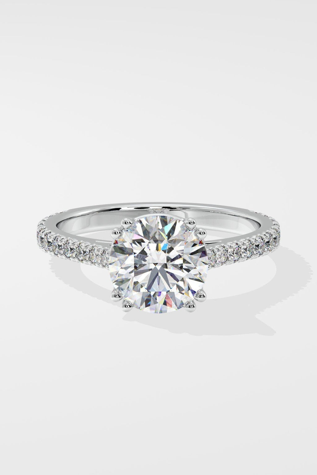 2 ct Dual Prong Solitaire Ring