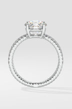 2 ct Crossover Solitaire Ring