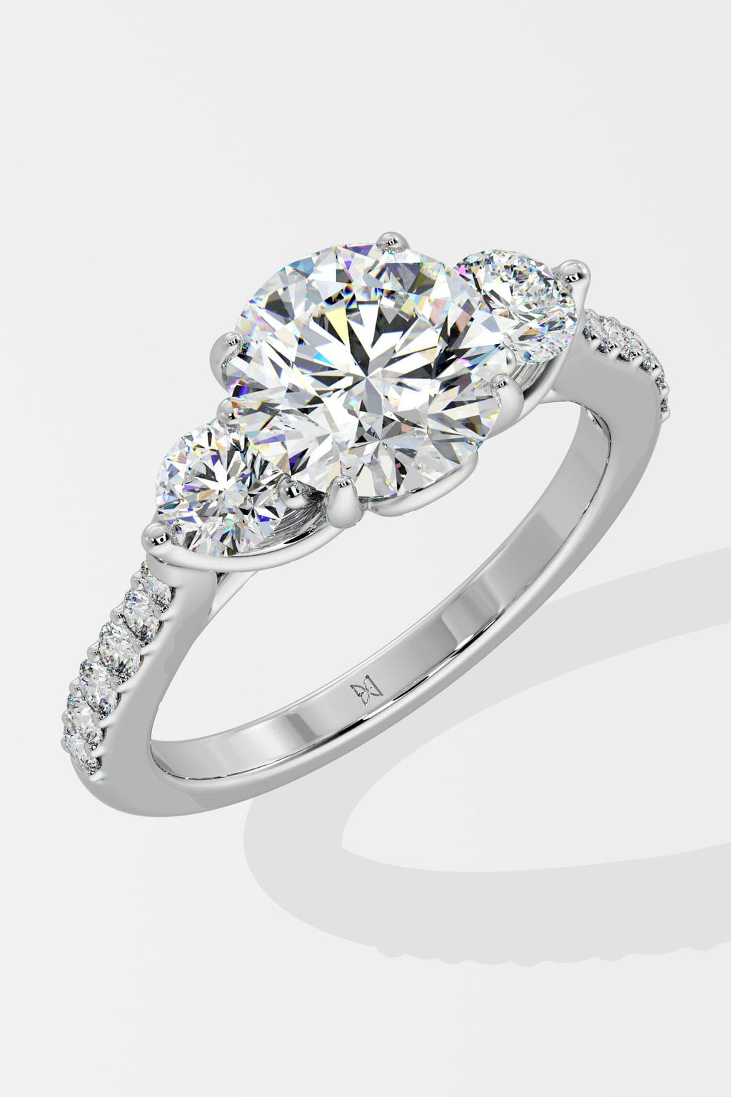 Trinity Solitaire Ring