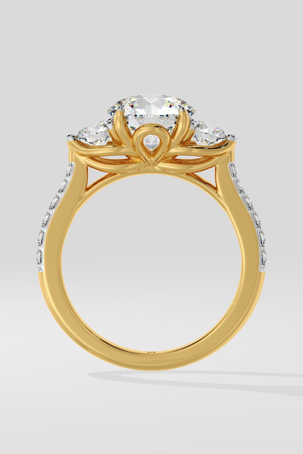 Trinity Solitaire Ring