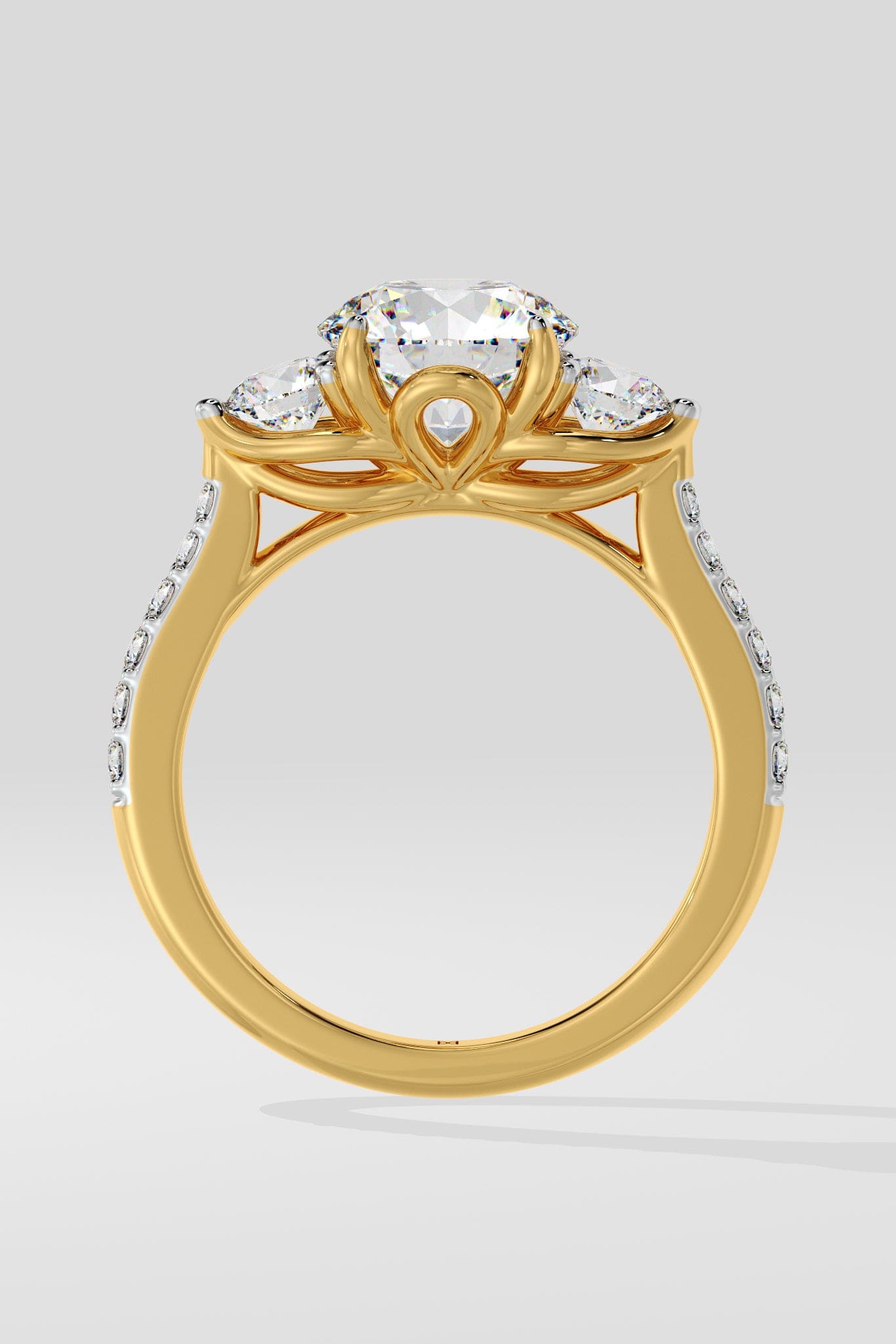 Trinity Solitaire Ring
