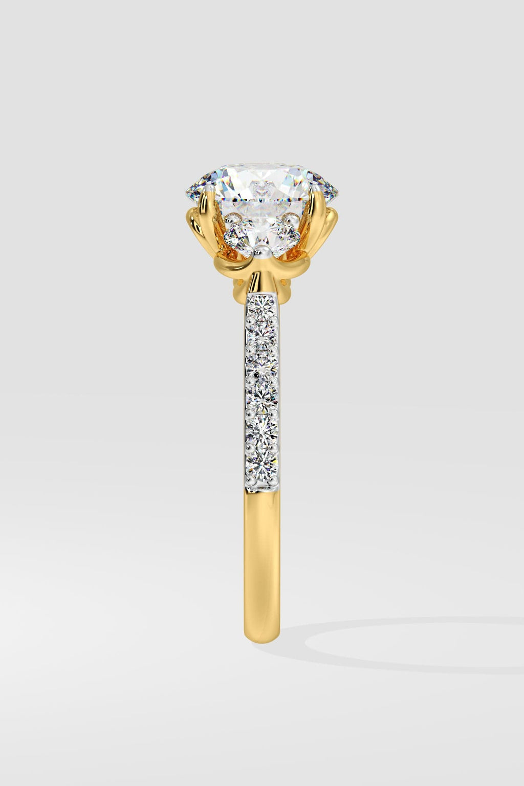Trinity Solitaire Ring