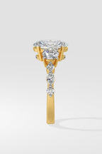 1.5 ct Three Stone Oval Ring