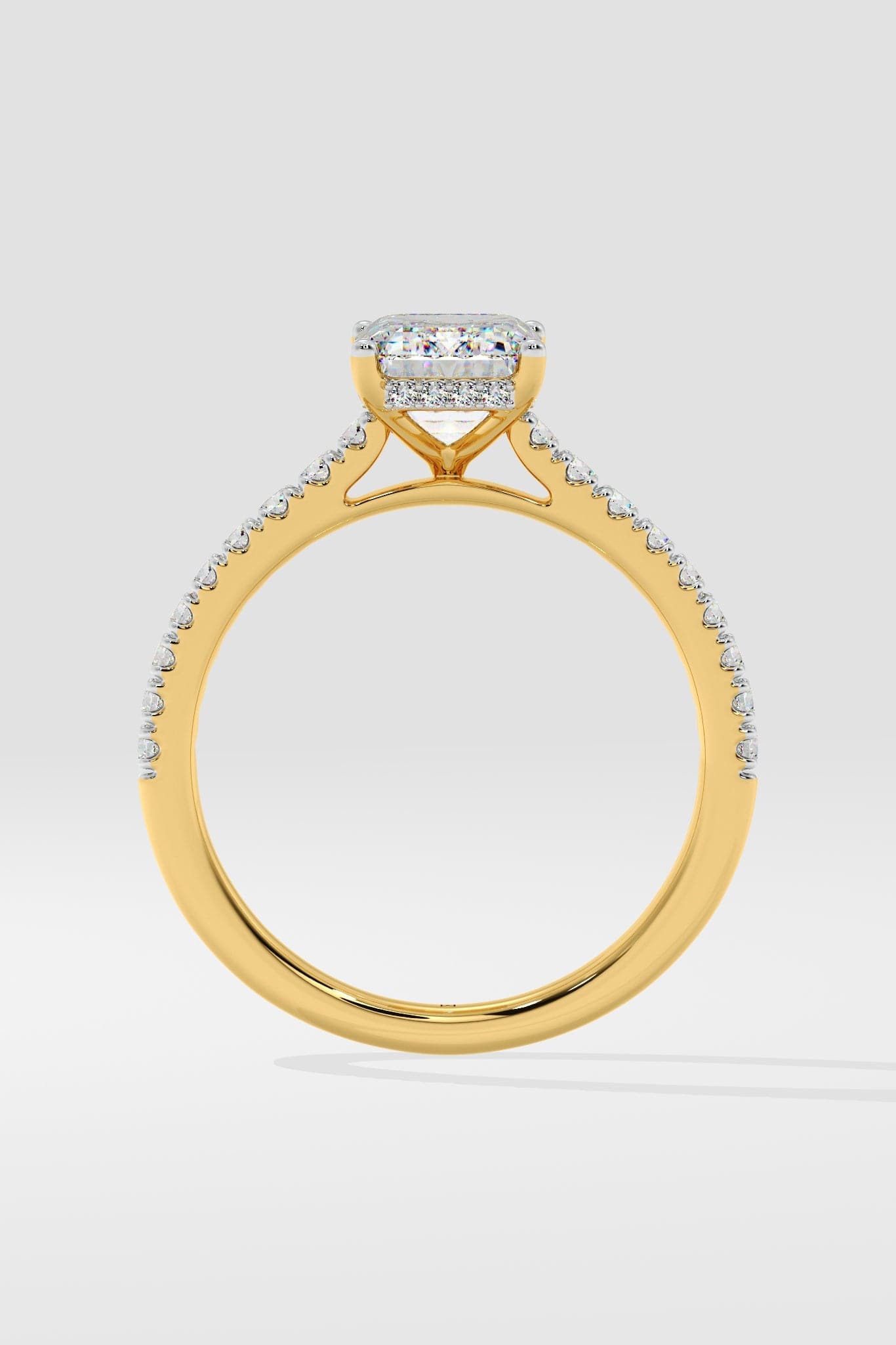 2 ct Emerald Solitaire Ring