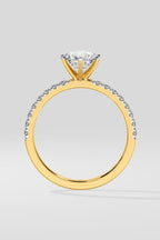 1.5 ct Crown Solitaire Ring