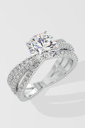 1.5 ct Triple Crossover Solitaire Ring