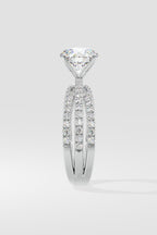 1.5 ct Triple Crossover Solitaire Ring