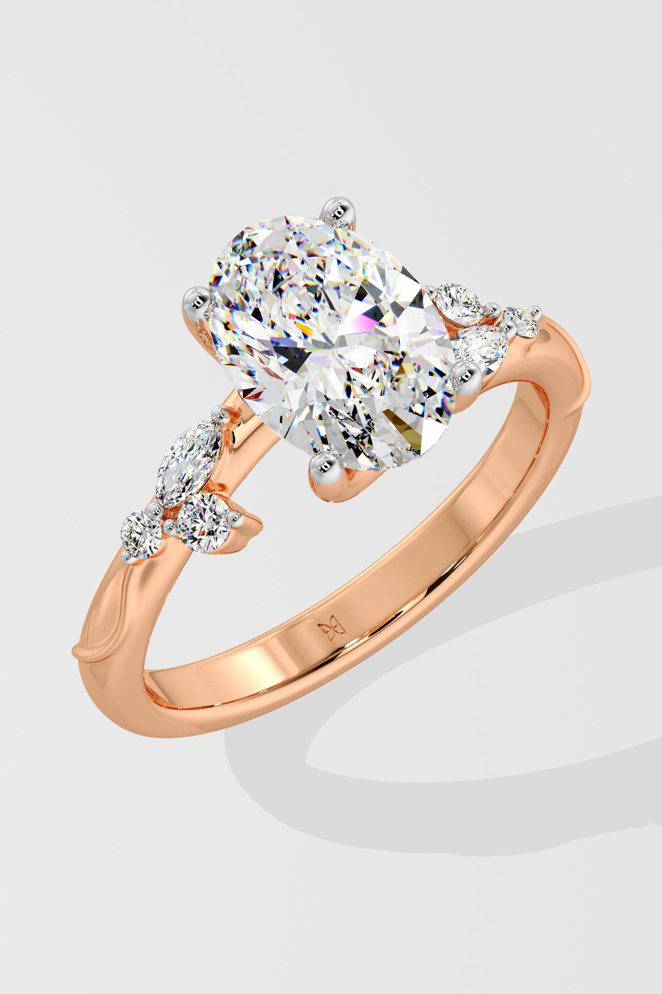2 ct Lunette Ring