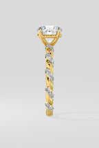 1 ct Vine Solitaire Ring