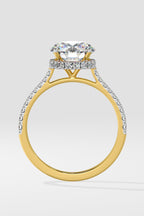 2 ct Invisible Halo Solitaire Ring